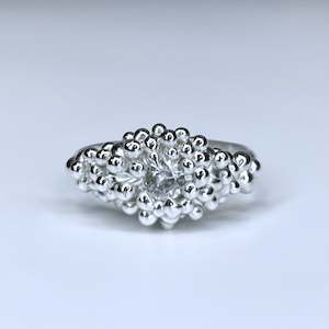 Art 1: BEBE MAE - BUBBLE RING WHITE SAPPHIRE *NEW*