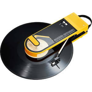 Turntables: AUDIO TECHNICA-SB727 SOUNDBURGER TURNTABLE YELLOW *NEW*
