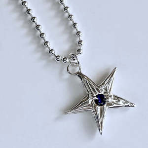 BEBE MAE - STAR PENDANT SAPPHIRE *NEW*