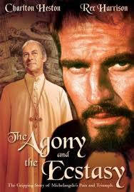 Dvds In Stock At Relics: AGONY AND THE ECSTASY REGION ONE DVD VG+