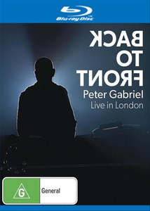 Blu Ray In Stock At Relics: GABRIEL PETER- BACK TO FRONT LIVE IN LONDON BLURAY VG+