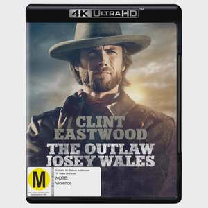 Blu Ray In Stock At Relics: OUTLAW JOSEY WALES THE-4K ULTRA HD NM