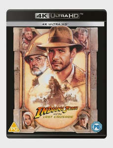 Blu Ray In Stock At Relics: INDIANA JONES AND THE LAST CRUSADE- 4K ULTRA HD NM