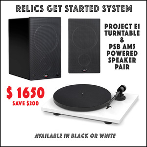 RELICS 'GET STARTED' SYSTEM - E1 Turntable *NEW* save $200