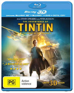 Dvds Blu Rays Everything In Stock: ADVENTURES OF TINTIN SECRET OF THE UNICORN- BLURAY/DVD NM