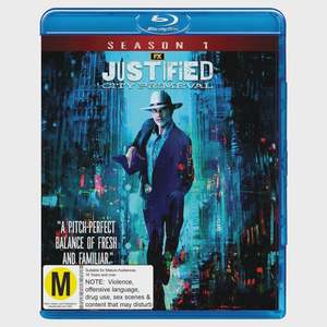 Blu Ray In Stock At Relics: JUSTIFIED- CITY PRIMEVAL SEASON ONE 2BLURAY NM