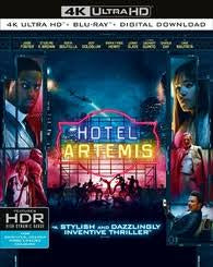 Blu Ray In Stock At Relics: HOTEL ARTEMIS- BLURAY NM