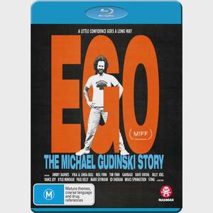 Blu Ray In Stock At Relics: EGO THE MICHAEL GUDINSKI STORY- BLURAY NM