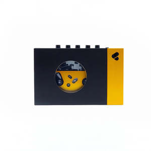 WE ARE REWIND PORTABLE CASSETTE PLAYER & RECORDER AMY BLACK *PRE-ORDER*