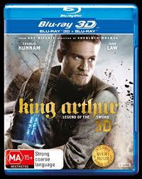 KING ARTHUR-LEGEND OF THE SWORD BLURAY3D+BLURAY NM