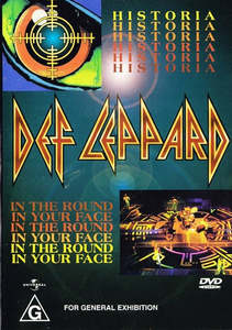 Dvds Blu Rays Everything In Stock: DEF LEPPARD-HISTORIA/IN THE ROUND IN YOUR FACE DVD VG