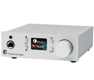 PROJECT - PRE BOX S2 DIGITAL MICRO PRE - AMPLIFIER SILVER *NEW*