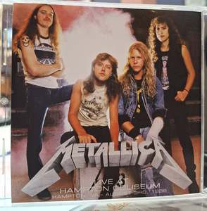 METALLICA-LIVE AT HAMPTON COLISEUM CD VG+