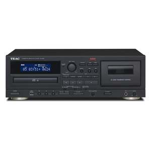 TEAC AD850 CASSETTE DECK AND CD PLAYER-BLACK *NEW*