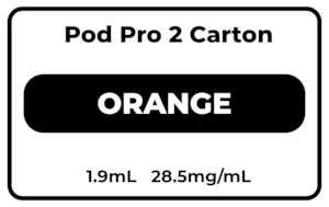 Pod Pro 2 CARTON Orange 28.5mg/mL