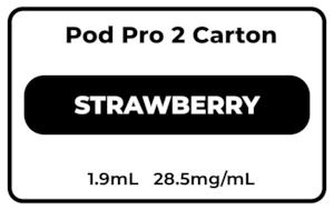 Pod Pro 2 CARTON Strawberry 28.5mg/mL