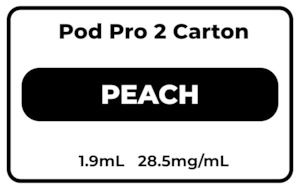 Pod Pro 2 CARTON Peach 28.5mg/mL