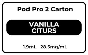 Pod Pro 2 CARTON Vanilla Citrus 28.5mg/mL