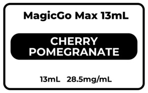 Vape Pod: MagicGo MAX 13mL Cherry Pomegranate 28.5mg/mL