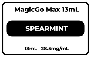 Vape Pod: MagicGo MAX 13mL Spearmint 28.5mg/mL