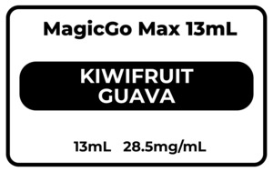 Vape Pod: MagicGo MAX 13mL Kiwifruit Guava 28.5mg/mL