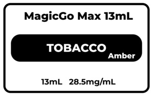 MagicGo MAX 13mL Tobacco Amber 28.5mg/mL