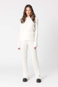 Rws Wool: JEAN PANT - IVORY