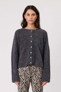 RYDER CARDIGAN - CHARCOAL