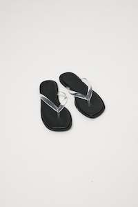 Accessories: JELLO THONG - BLACK