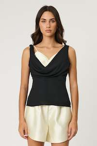 Latest Pieces: MAGGIE TOP - BLACK