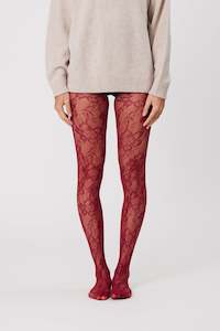 Hoisery: FRANKIE STOCKINGS - MERLOT