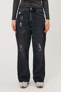 SUKI JEAN - WASHED BLACK