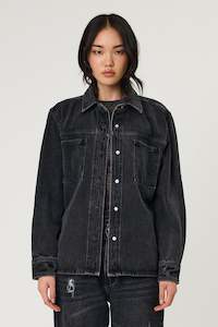 Denim: EFFIE SHIRT - WASHED BLACK