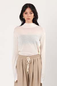 Off Price: CLOVER TOP - IVORY