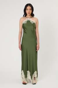 RUE DRESS - SEAWEED