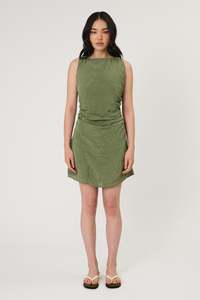 Latest Pieces: RYLAN MINI DRESS - SEAWEED