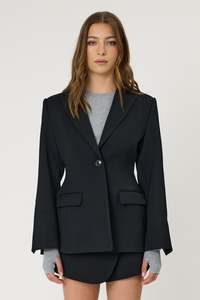 CORA BLAZER - BLACK