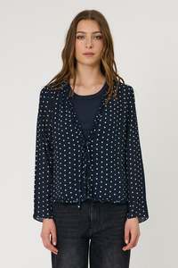 ADINA TOP - INDIGO SPOT