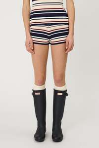 BOWIE SHORTS - INDIGO STRIPE