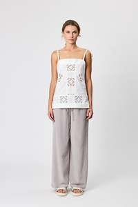 Full Price Remain: MARBELLA CAMI - CHALK