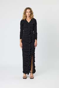 ISLAND DRESS - BLACK