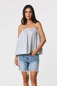 ALVA TOP  - SEA SIDE STRIPE
