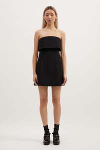 AUBREY MINI DRESS - BLACK