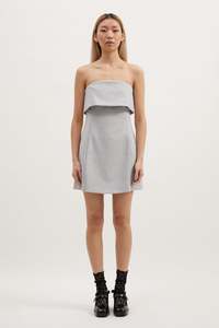 AUBREY MINI DRESS - SLATE