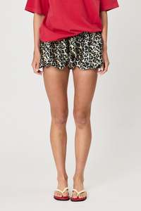Full Price Remain: RELLA SHORTS - LEOPARD