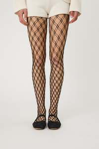 Accessories: GIA STOCKINGS - BLACK