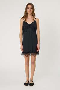 LARA MINI DRESS - BLACK