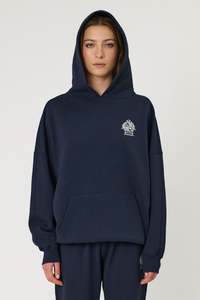 CREST HOOD - INDIGO