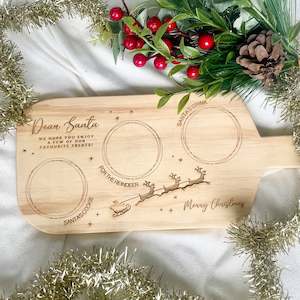 Christmas: Santa Serving Paddle