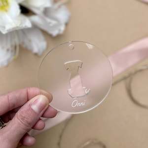 Pet Cut-Out Silhouette Ornament (Frosted)